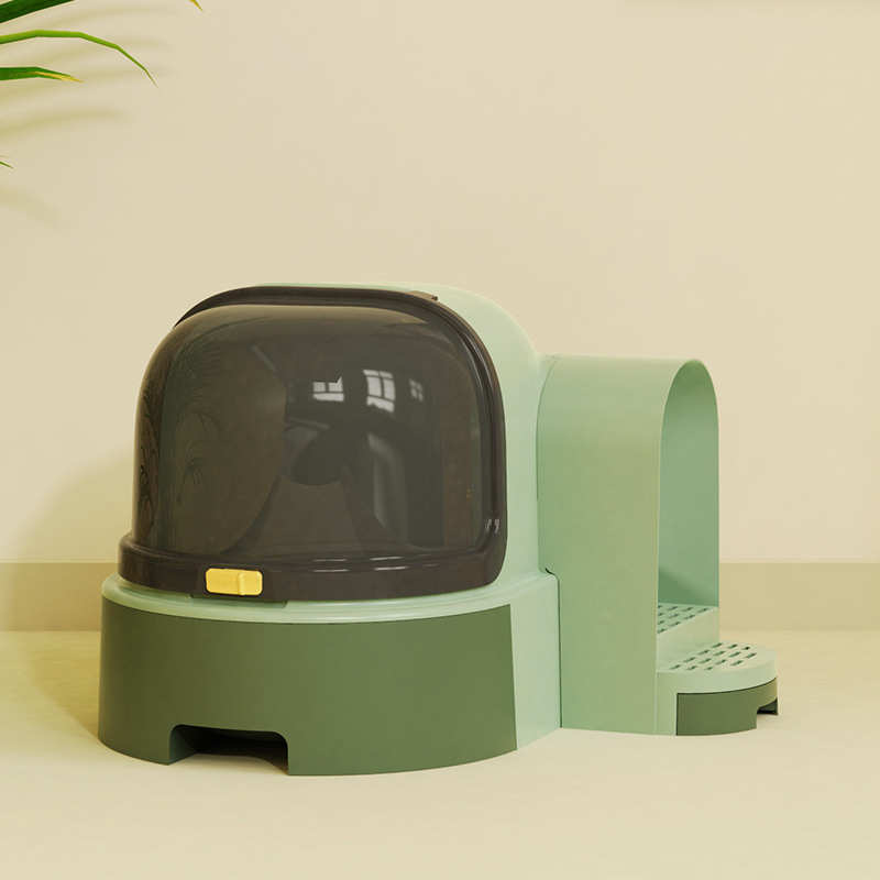 溅超厕所用品隔屎猫防盆猫咪猫臭外幼全封闭砂抽屉式猫砂大号盆带