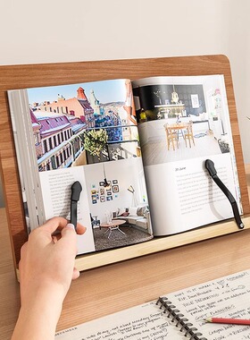 可定制学生阅读书架纠正坐姿看书神器成人考研书立笔记本支撑架子