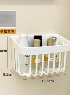 厨房置物架橱柜门内侧收纳盒保鲜膜袋挂篮壁挂式姜蒜调料收纳神器