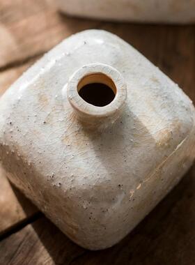 手工艺术 仿古做旧陶罐花瓶花器花插 风格中式美式日式