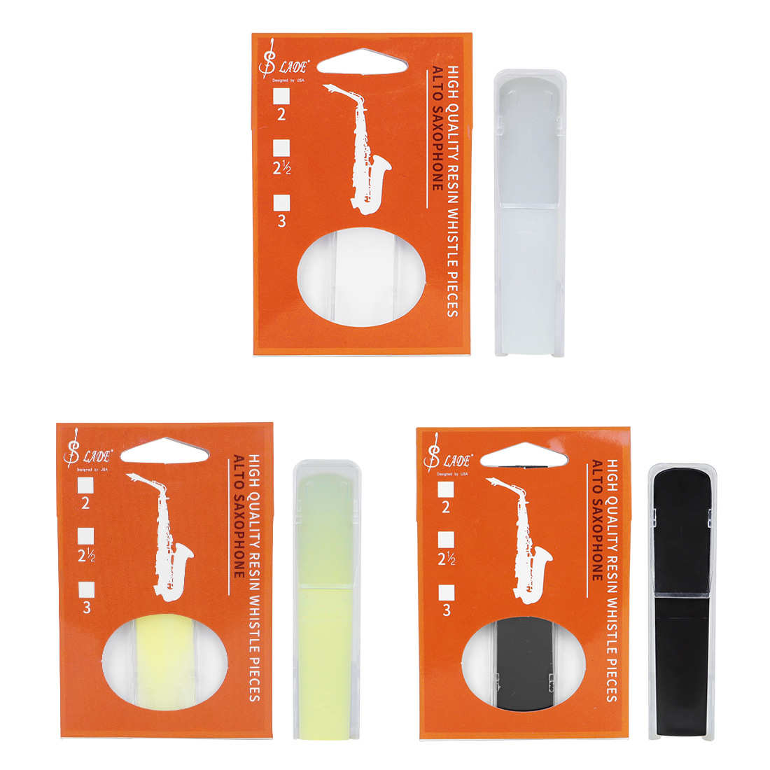 SLADE中音萨克斯树脂哨片2.5号降E调萨克斯哨片独立包装防潮哨片