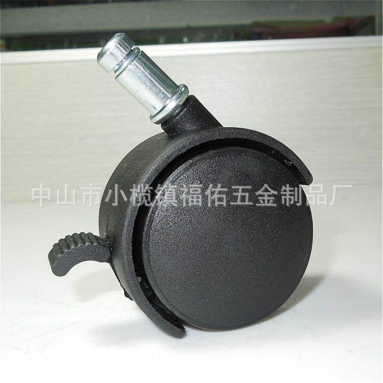 脚轮万向轮1寸1.5寸家具pp尼龙脚轮塑料电器PU静音轮子置物架轮子