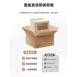 艺头柜奶油风家用卧629室创意床边收柜可移床动小型铁边几纳柜免