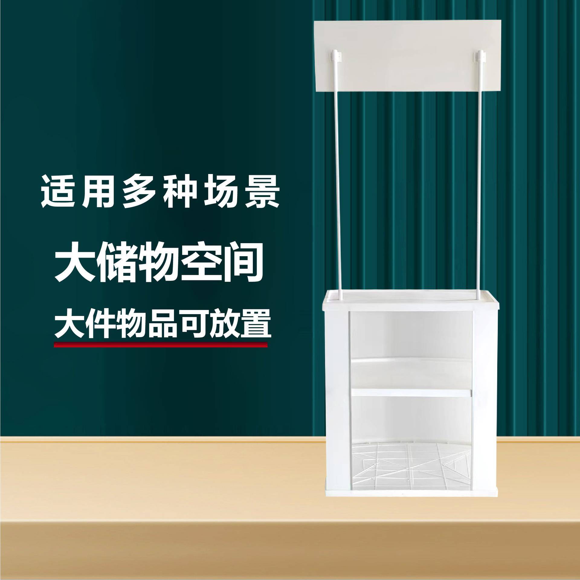 PP促销台跨境货源加厚塑料促销桌试饮台便携折叠食品饮料展示桌子