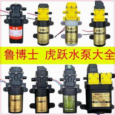 12v电机马达配件大全通用打药机大功率双核水泵电动喷雾器高压泵