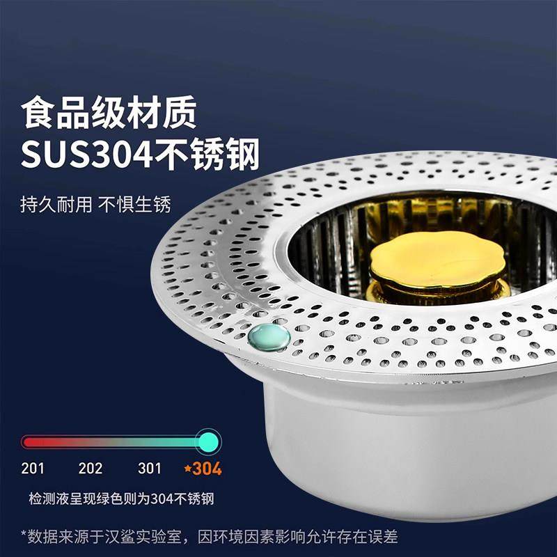 新槽升级厨房用水过滤网弹器跳芯下水通按压式洗碗池洗菜盆漏水塞,家装主材,水槽下水器,淘宝优惠券,粉丝福利购,淘宝优惠卷