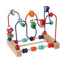 卡通动物水果男孩女孩早教绕珠