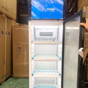 立式 风冷无霜展示柜饮料柜商用雪糕保鲜柜冷藏 H.aier 海.尔