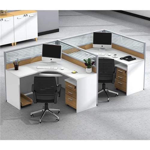 广24人合简约屏组风工作州位办公电脑职桌卡位员桌电脑DK909桌员