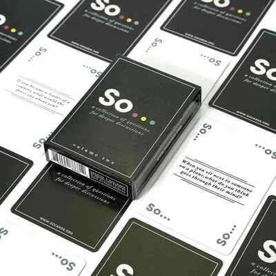 Cards Board Game Conversation Starter Questions Card Game fo