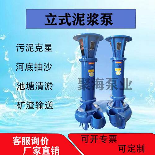 泥浆泵NL立式河道清淤泥泵污水抽沙排污4寸鱼塘清淤