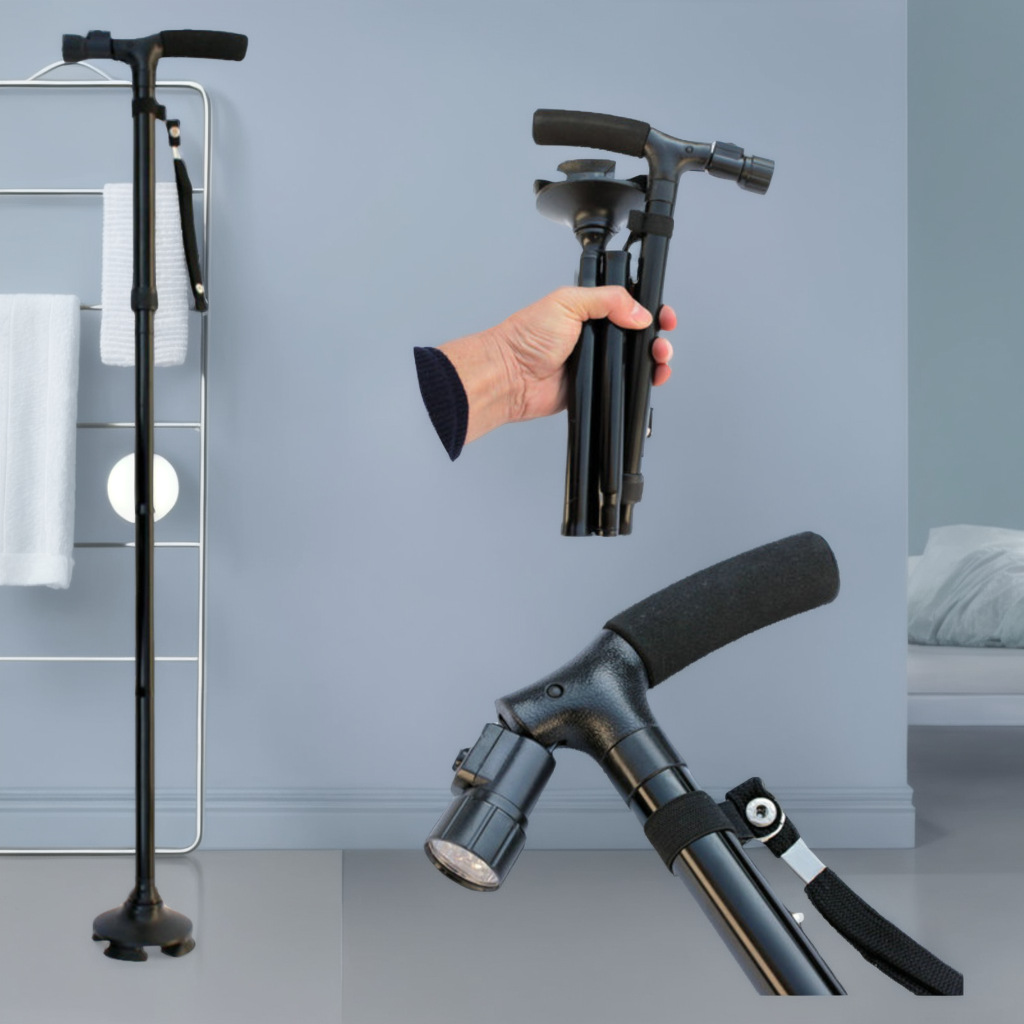 老年人老年人LED拐杖TV产品雪杖