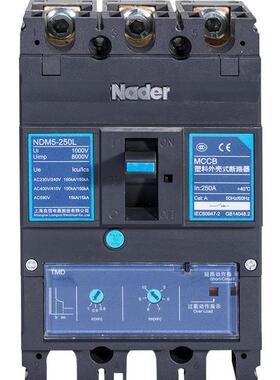上海良信塑壳I漏电断路器NDM3L漏电开关 NDM3L-400/4300