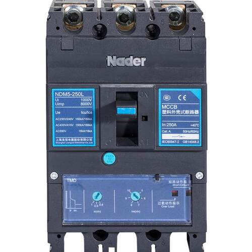 原上海良信塑壳I漏电断路器NDM3L漏电开关 NDM3L-125