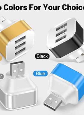 新款2.0HUB 拓展器 3口扩展USB分线器 USBHUB集线器跨境平板
