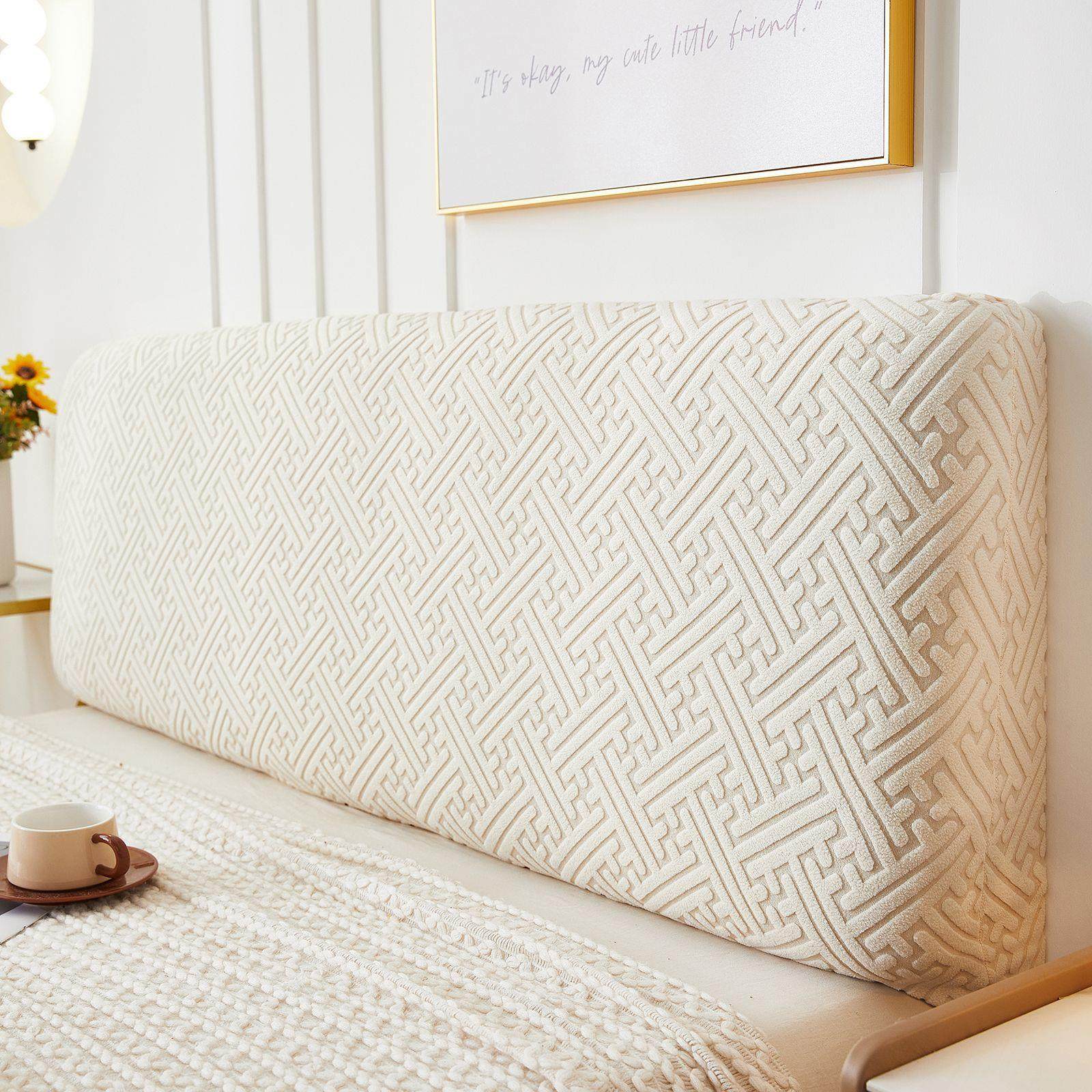 防尘盖布床头套罩出租房木床加高加厚靠背套简约布艺新款保护套,居家布艺,床头罩,淘宝优惠券,粉丝福利购,淘宝优惠卷