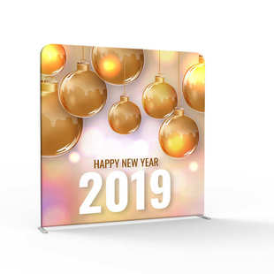 快速拆装铝合金框架 便携式直行背景签到板 可定制尺寸