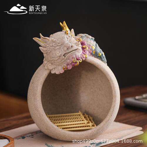 财貔貅入户玄关匙收纳小摆件客厅招装家居鞋柜饰品桌QSB面置物钥
