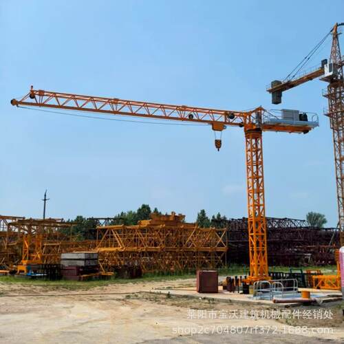 出口小型塔式起重机 平头塔吊 QTP10平头塔机topless tower crane