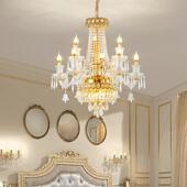欧式 饰灯 吊灯客厅餐厅卧室水晶具现代简约大气家用酒店别墅大厅装
