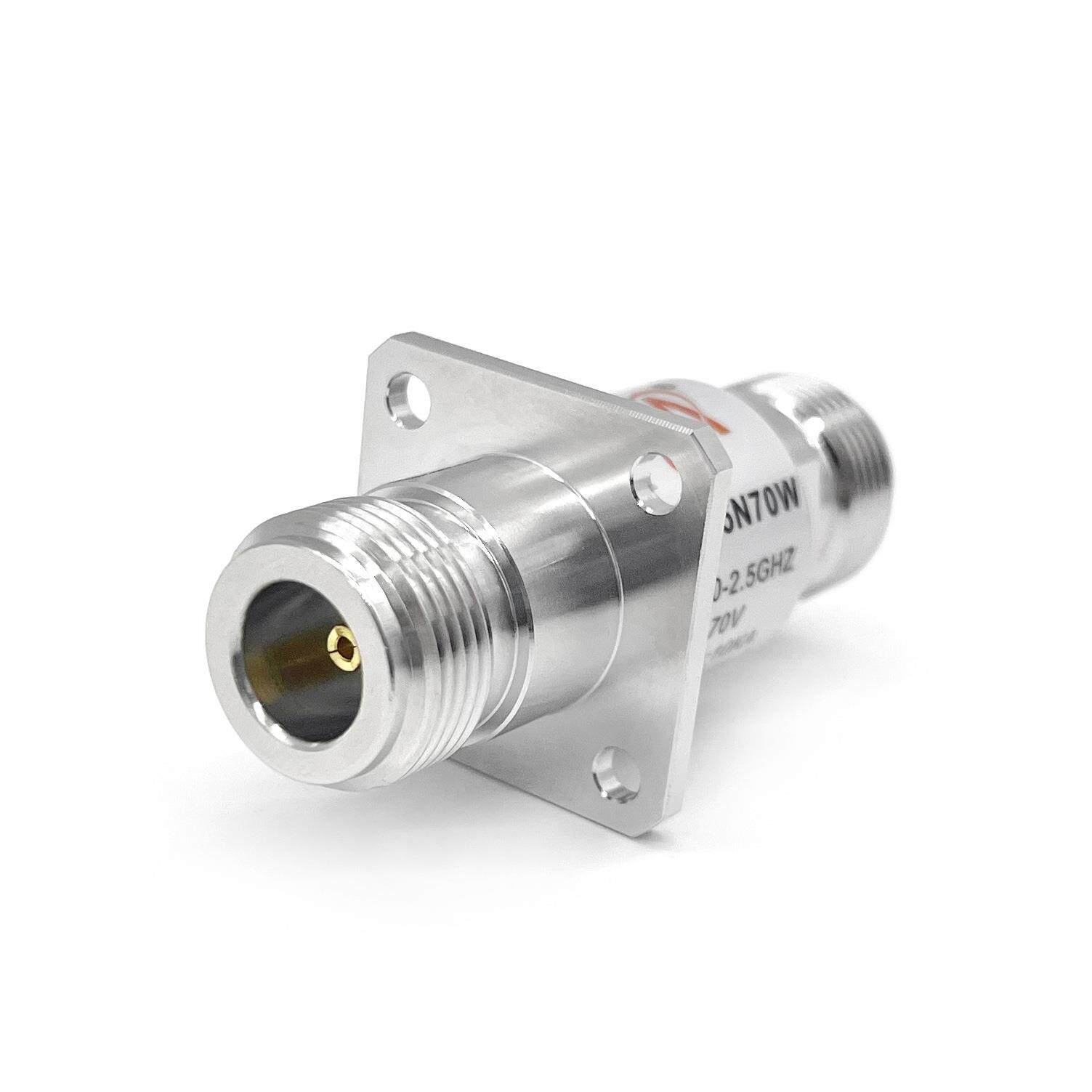 K25N70W同轴A信避号避雷器N双母头带法兰天馈信号防雷器雷达雷器8