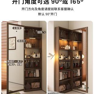 收纳窄落柜靠墙 镜地首饰柜RSC玄关全身穿衣柜薄柜饰柜卧室衣柜装