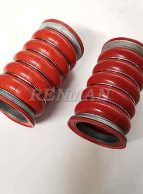 东风天龙KL汽车中冷器联接胶管1119125-T38V0出气胶管总成-中冷器