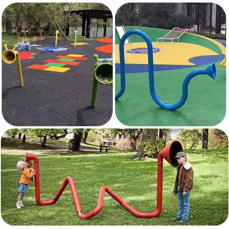 正品传声击筒户外幼儿打乐器小区公园传园声筒手拍属鼓金音乐组合