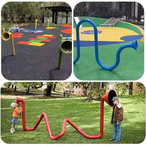 正品传击声筒外幼儿园打乐器户小区公园传声筒手拍鼓金属组音乐合