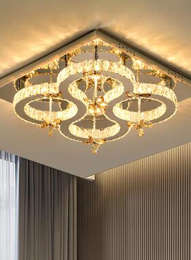 客厅灯主灯顶X994灯现代约大气卧室灯水晶灯轻奢具灯全屋简套吸餐