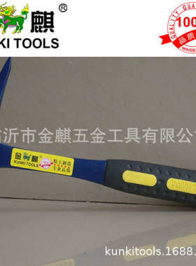 金麒牌尖头地质锤 鸡嘴地质锤 K8009-PB  岩石锤 泥工锤