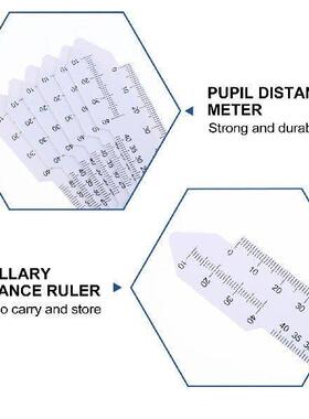 6 Pcs Pupil Distance Ruler Plastic Meter Accessories Eye