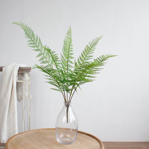 蟒山蕨仿真植物 7头蕨类仿真绿植北欧布景仿生蕨酒店景观盆栽园艺