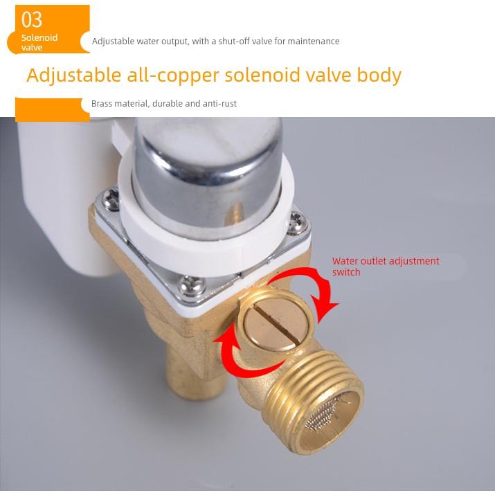 通用小便池感应器配件厕所小便器自动冲水阀小便斗尿兜电磁阀盒