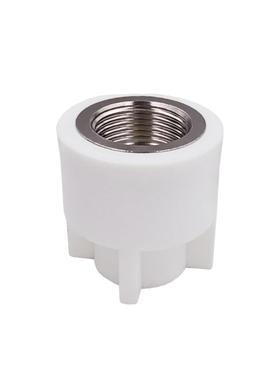 ppr白色水管配件4分20弯头90度6分25内丝直接头外牙三通热熔管件