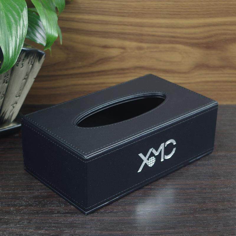 酒店客房皮质纸巾盒彷真皮家用办公礼品抽纸盒广告盒子可印LOGO