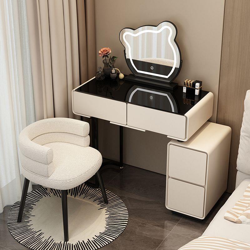 2029755新梳款现代简约化梳妆台奶油风化桌小户型轻奢妆妆台岩板