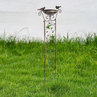 with Bowl Standing Bath Metal Baths Spike Bird Ground