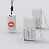 系统呼叫紧急器震动闪光门铃器智能无线老防水适无线老人呼叫养老