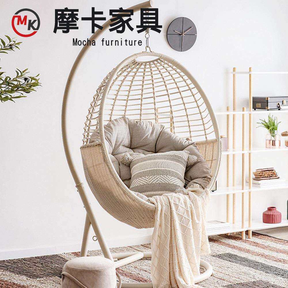 吊篮藤编摇摇椅阳台家用户外秋千室内客厅鸟巢摇篮庭院休闲摇摇椅