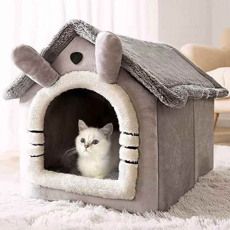 猫窝狗狗笼子窝猫房子别墅狗屋宠物窝垫子冬季保暖四季通用封闭式