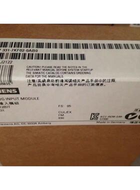 6ES7331-7KF02-0AB0西门子原装模拟输入 模块6ES7 331-7KF02-0AB0