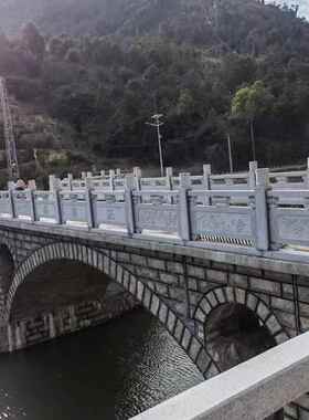 花岗岩石杆大桥石石栏栏板杆石雕公园台景观阳仿古河栏道石栏杆3