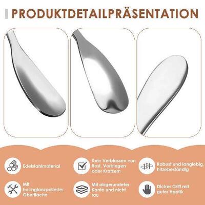 8pcs/set Sturdy And Durable Stainless Steel Coffee Stirrer