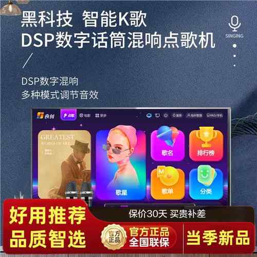 音创R2024新款Q2P2O庭ktv点歌机家触摸屏一体机卡MHD拉OK唱歌机家