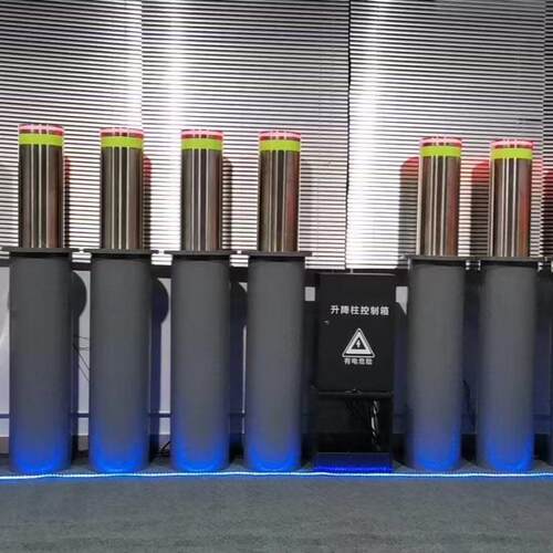 全自动液压升降柱电动防撞半自动升降柱路桩学校不锈钢挡车桩路障