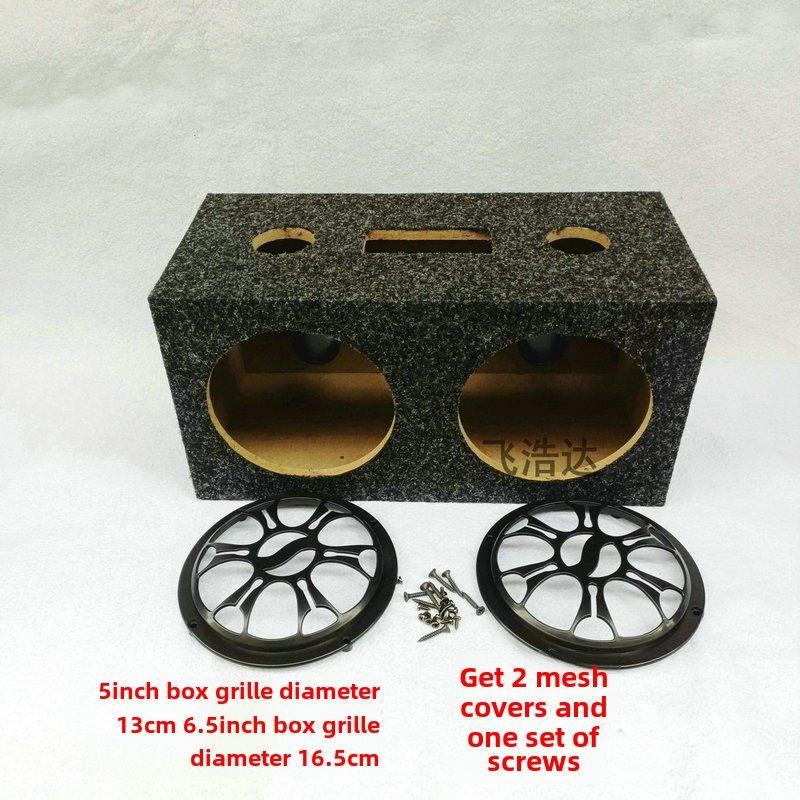 6.5寸双喇叭空箱汽车音响木箱车载音箱体低音炮5寸功放板高音低音