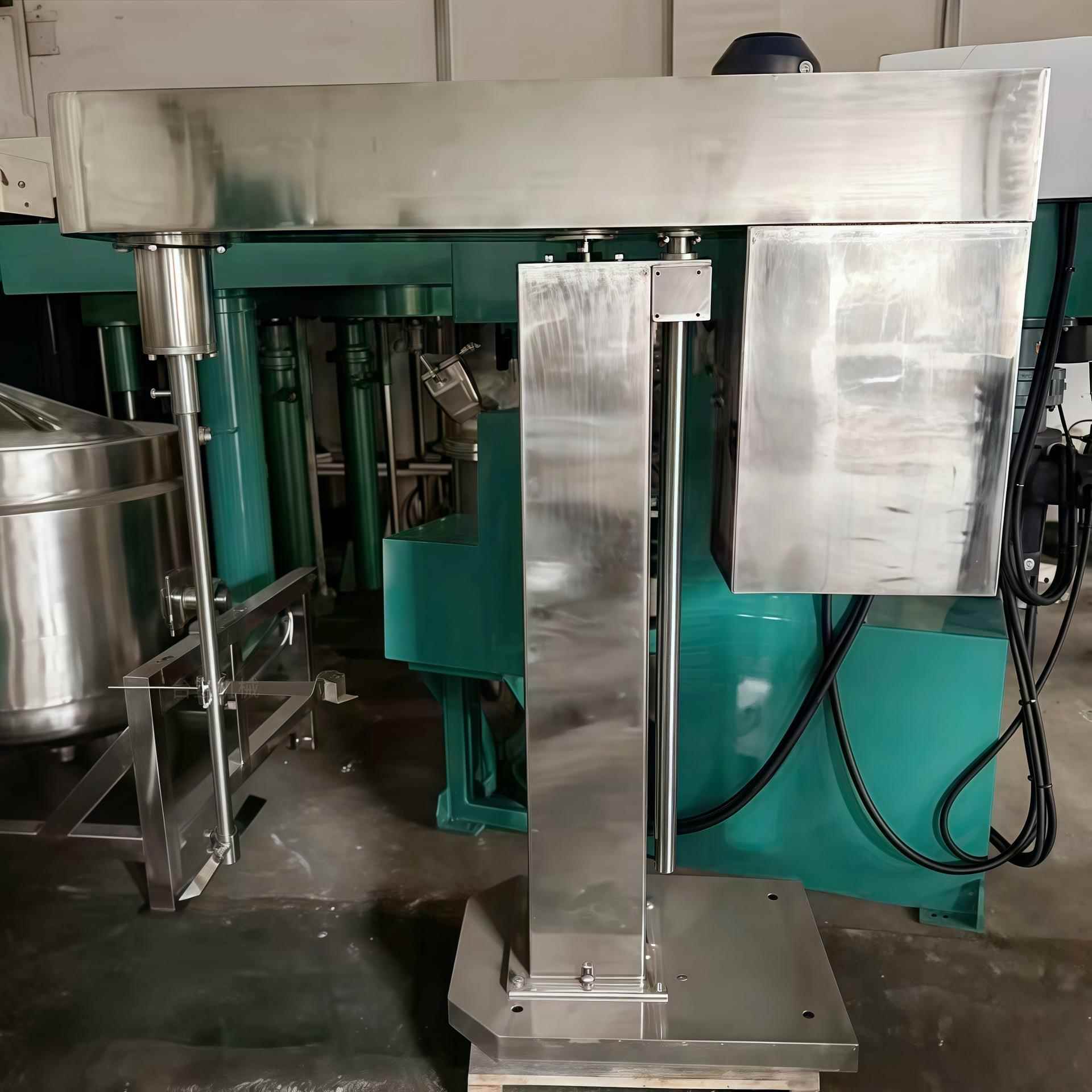 定制不锈钢液压分散机气动升降全防爆分散机易燃燃料搅拌机