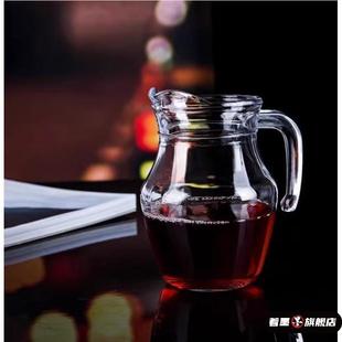 分酒壶一斤装扎壶加厚玻璃分酒壶500毫升洋酒分酒器小号红酒醒酒