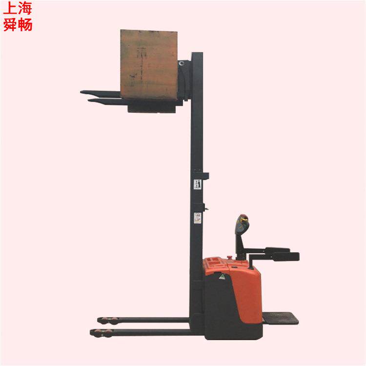 上海充电式液压堆垛车自走式电动堆高机液压提升机全电动叉车